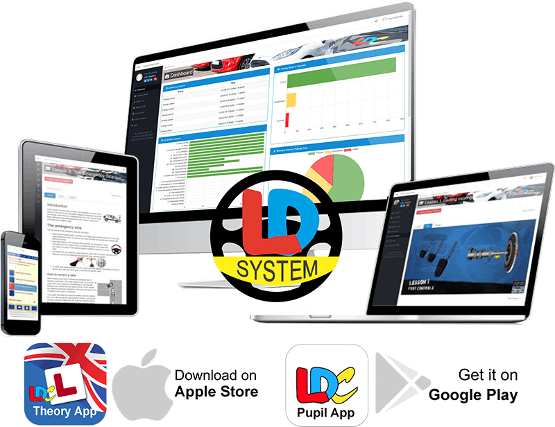 LD System and online driving Theory and Hazard Perception Test Hub photograph